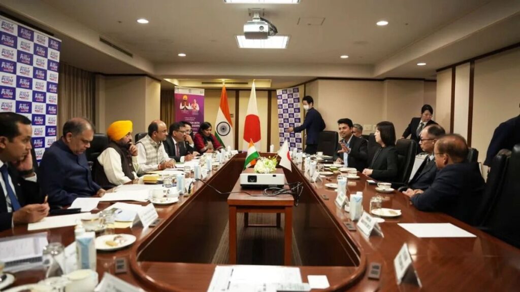 Bhagwant mann japan meeting