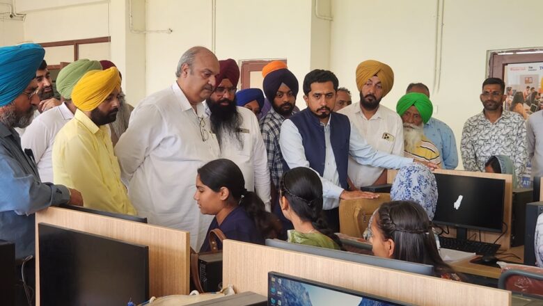 ਸਰਕਾਰੀ ਬਹੁਤਕਨੀਕੀ ਕਾਲਜ ਵਿਖੇ ਚੱਲ ਰਹੇ ਸਕਿੱਲ ਅਤੇ ਰੋਜ਼ਗਾਰਮੁਖੀ ਕੋਰਸਾਂ ਦਾ ਵੱਧ ਤੋਂ ਵੱਧ ਲਾਭ ਲੈਣ ਇਲਾਕੇ ਦੇ ਨੌਜ਼ਵਾਨ – ਵਿਧਾਇਕ ਚੱਢਾ