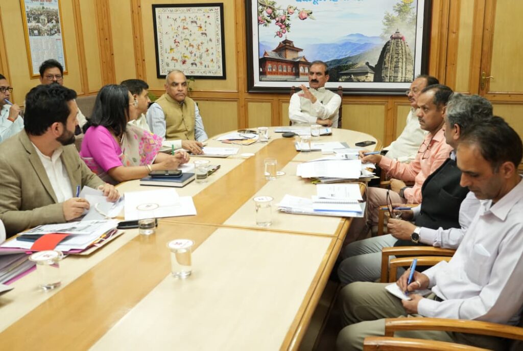 CM chaired a review meeting of the Labour and Employment Department (1)