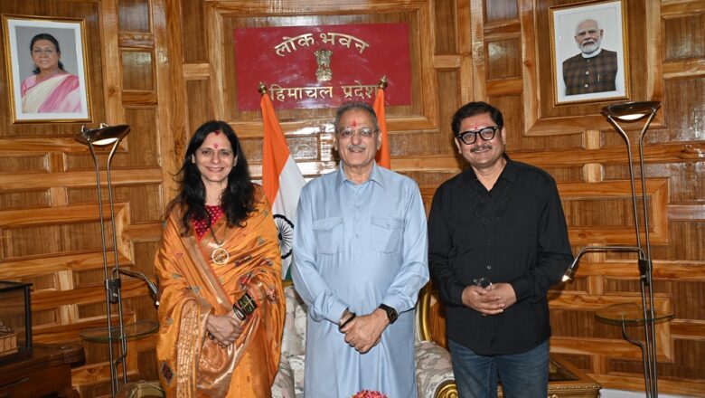 अभिनेता रोहिताश्व गौड़ ने राज्यपाल से की भेंट