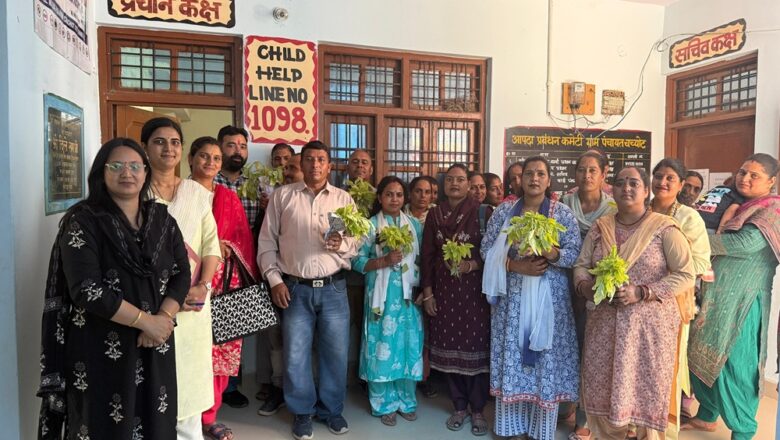 पारंपरिक फसलों के महत्व पर एक दिवसीय प्रशिक्षण व जागरूकता शिविर आयोजित