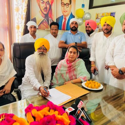 ਵਿਧਾਇਕ ਨਰਿੰਦਰ ਕੌਰ ਭਰਾਜ ਦੀ ਹਾਜ਼ਰੀ ਵਿੱਚ ਅਵਤਾਰ ਸਿੰਘ ਤਾਰੀ ਨੇ ਨਗਰ ਕੌਂਸਲ ਭਵਾਨੀਗੜ੍ਹ ਦੇ ਪ੍ਰਧਾਨ ਵਜੋਂ ਸੰਭਾਲਿਆ ਚਾਰਜ