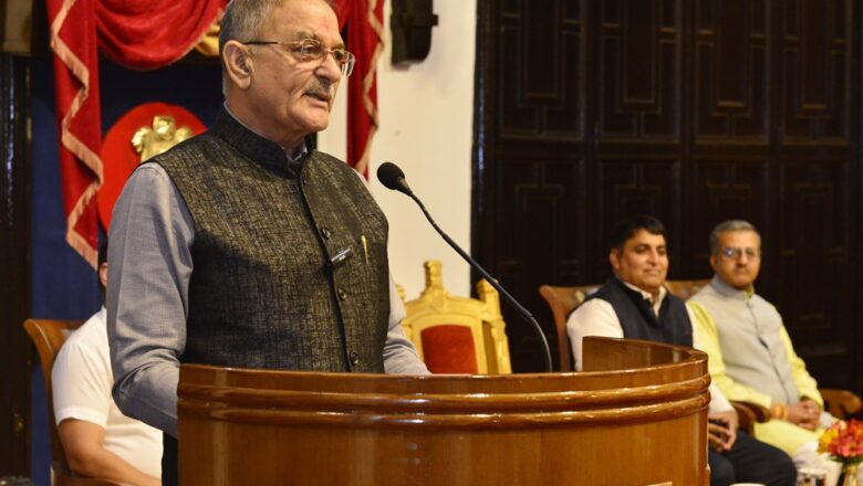 राज्यपाल ने चिट्टा मुक्त हिमाचल के लिए एलीवेट अभियान का शुभारंभ किया