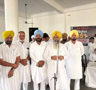 ਬੀਤੇ ਦਿਨੀ ਹੋਏ ਬਰਸਾਤ ਨਾਲ ਹੋਏ ਖਰਾਬ ਹੋਈ ਝੋਨੇ ਦੀ ਫਸਲ ਦੀ ਜਲਦੀ ਕਰਵਾਈ ਜਾਵੇਗੀ ਗਿਰਦਾਵਰੀ —— ਕੈਬਨਿਟ ਮੰਤਰੀ